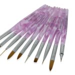 Set Pennello Acrilico 10pz